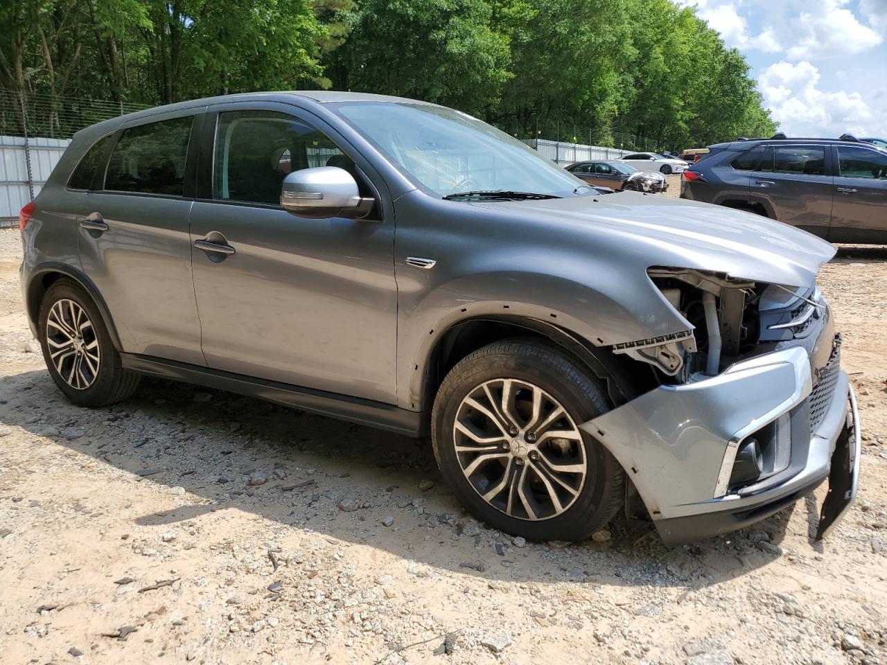 2019 Mitsubishi Outlander Sport Se Gray vin: JA4AP4AU3KU017972 Damage: Right Head Lamp, Missing, Replacement Required