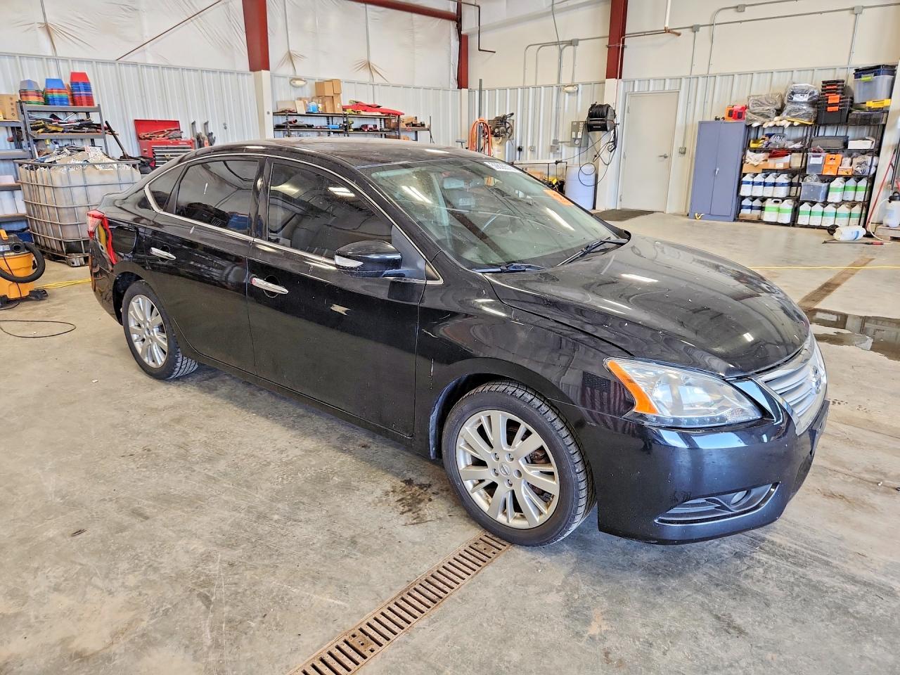 2014 Nissan Sentra Sl Black vin: 3N1AB7AP9EY207232