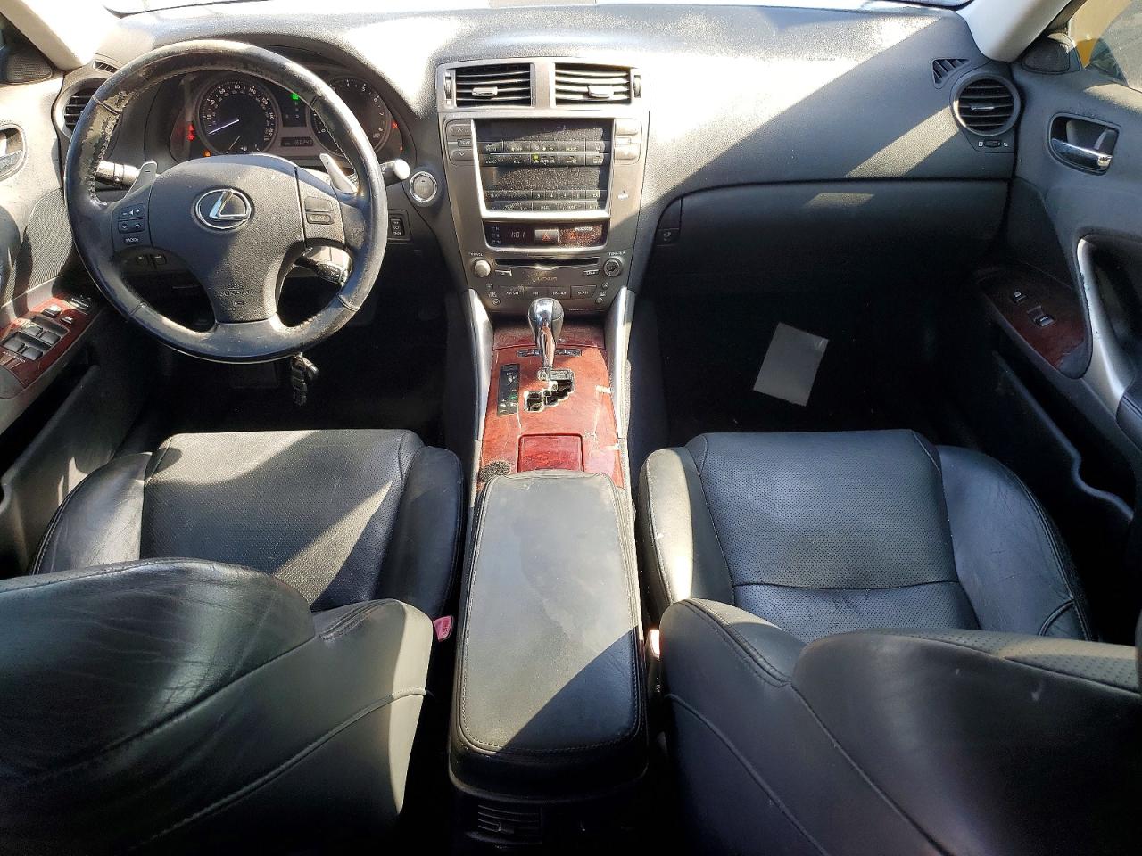 2008 Lexus Is 350 Black vin: JTHBE262185020768
