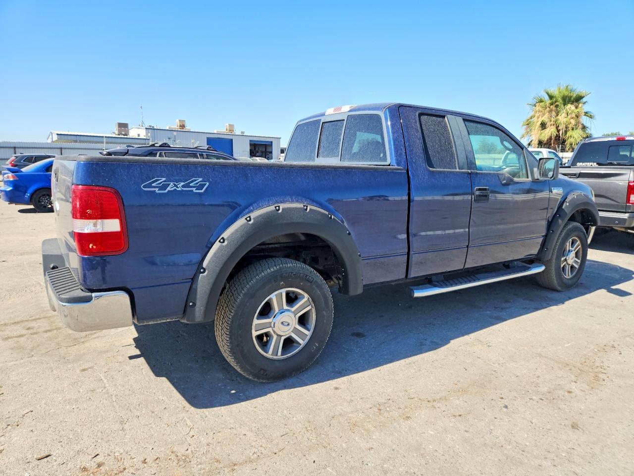2007 Ford F150 Blue vin: 1FTPX14537NA04479