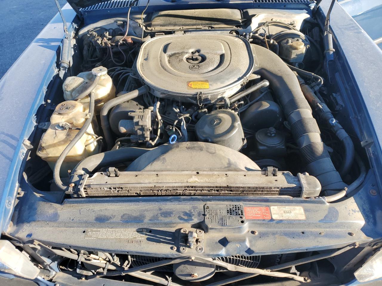 1988 Mercedes-benz 560 Sl Blue vin: WDBBA48D0JA082911
