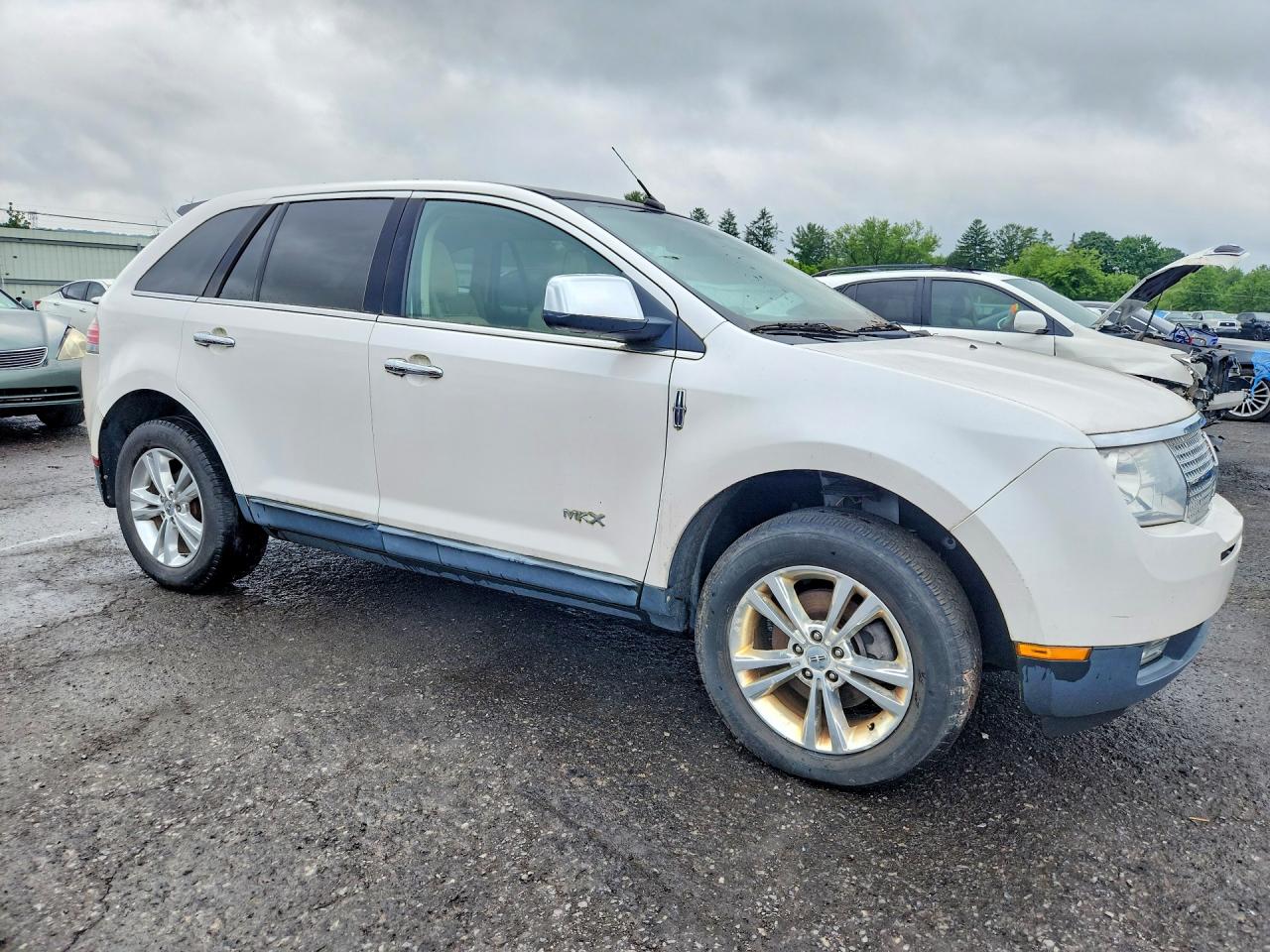2010 Lincoln Mkx White vin: 2LMDJ8JC5ABJ23413