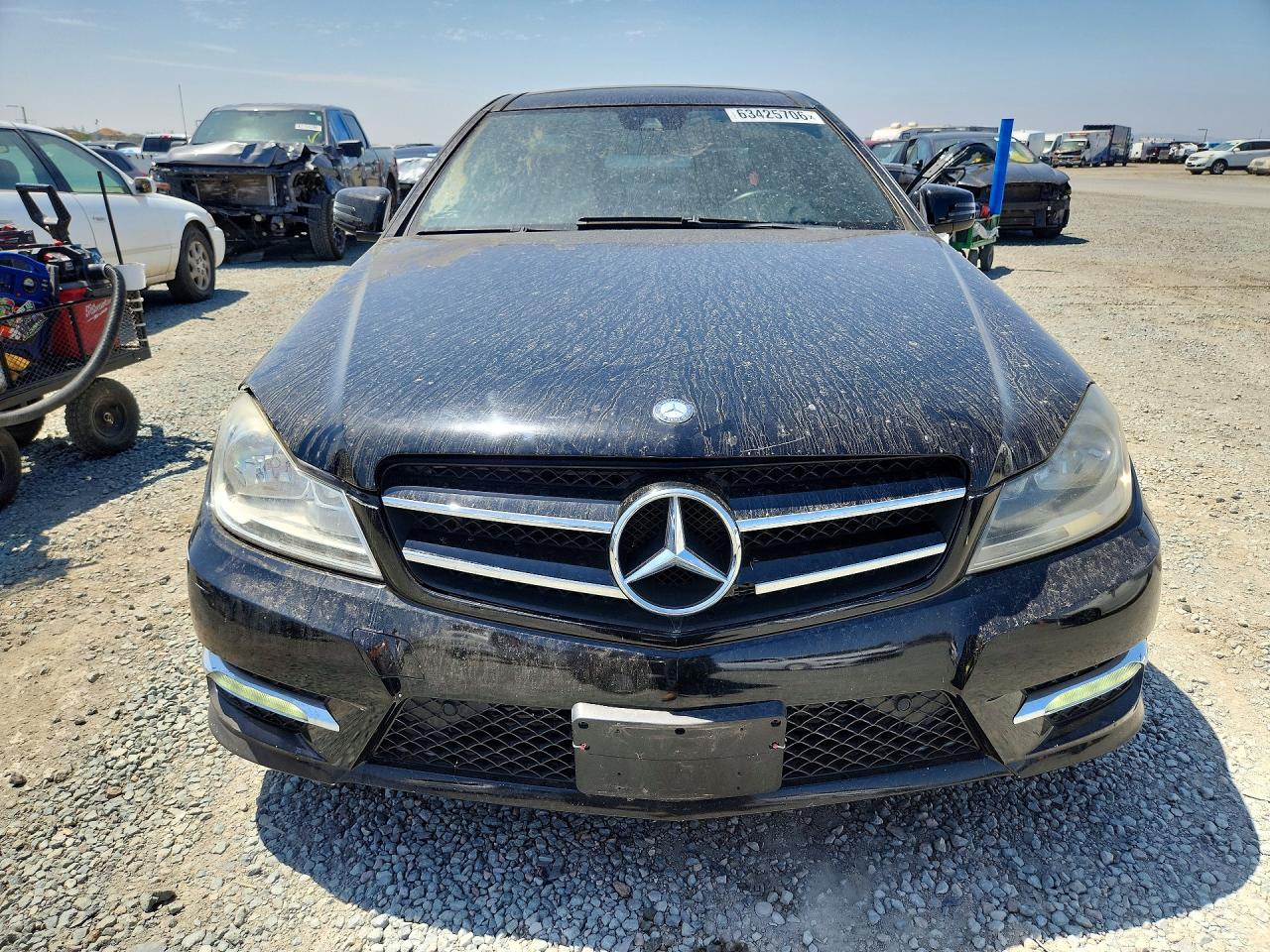 2013 Mercedes-benz C 250 Black vin: WDDGJ4HBXDF994187