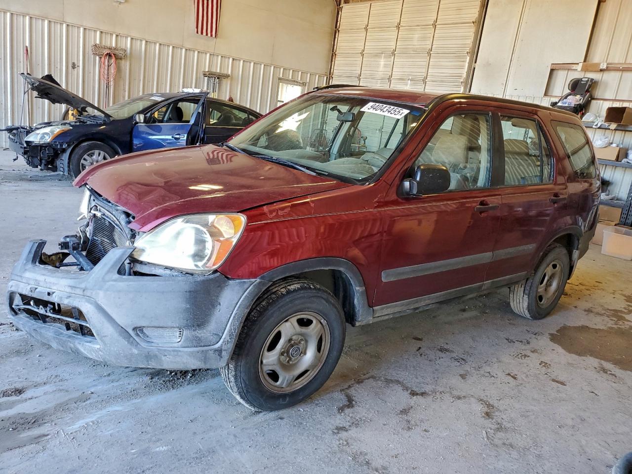 2004 Honda Cr-v Lx Красный vin: JHLRD68444C009054