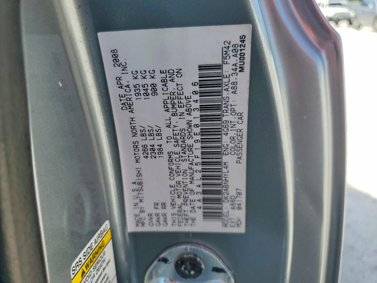 2009 Mitsubishi Eclipse Spyder Gs Gray vin: 4A3AL25F19E013406