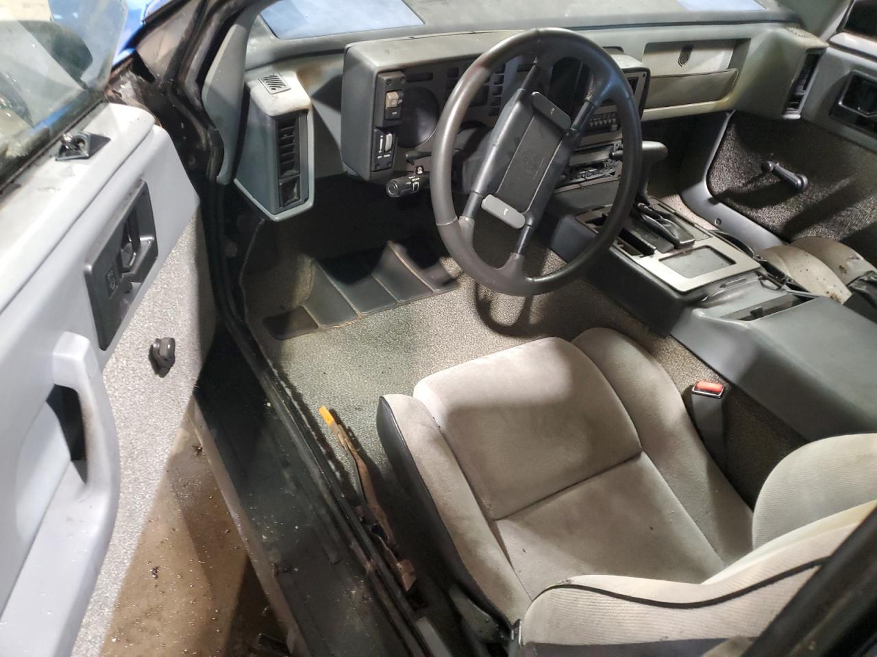 1987 Pontiac Fiero Se Blue vin: 1G2PF11R6HP237261