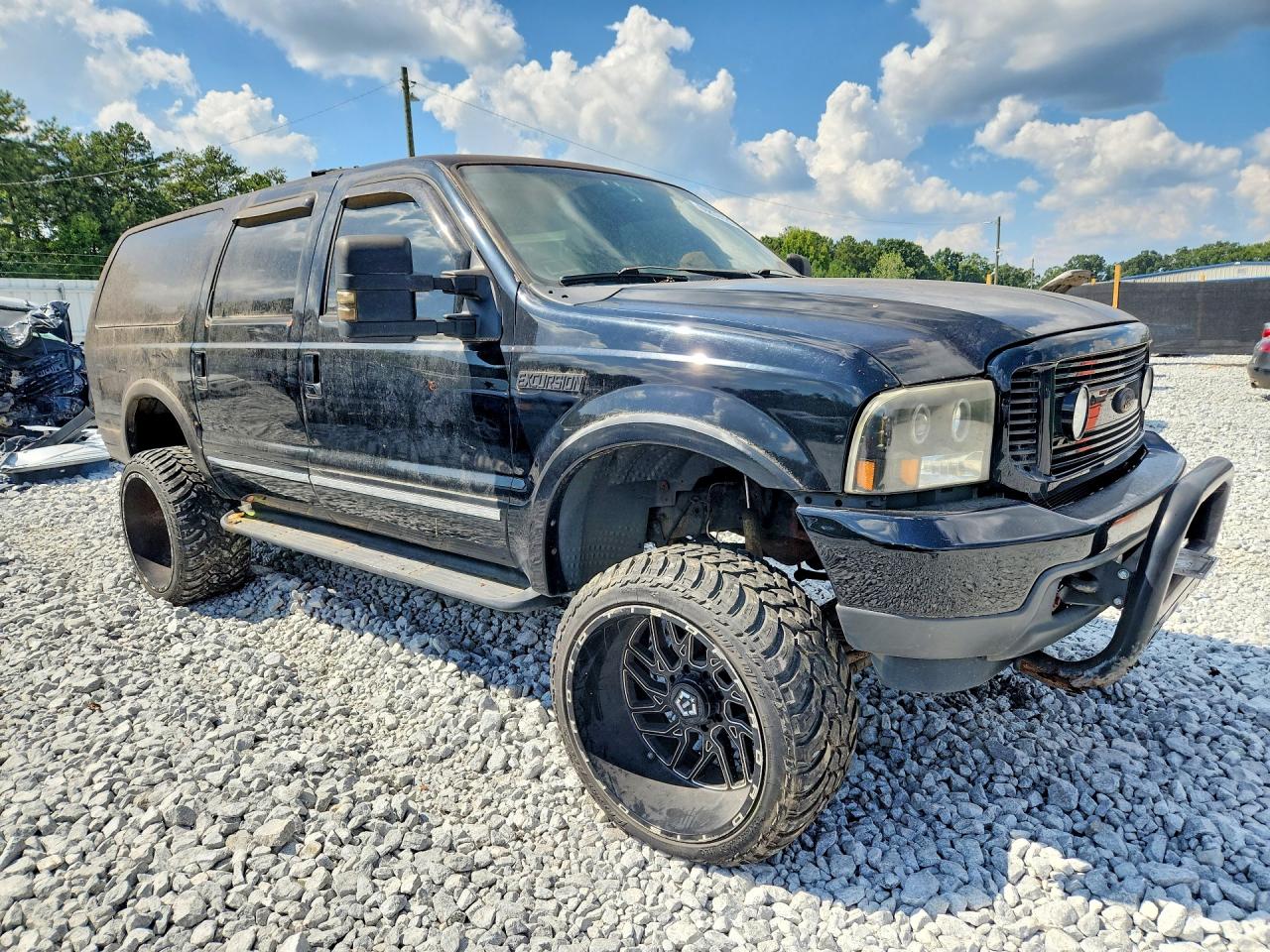 2003 Ford Excursion Limited Black vin: 1FMNU43S63ED40674