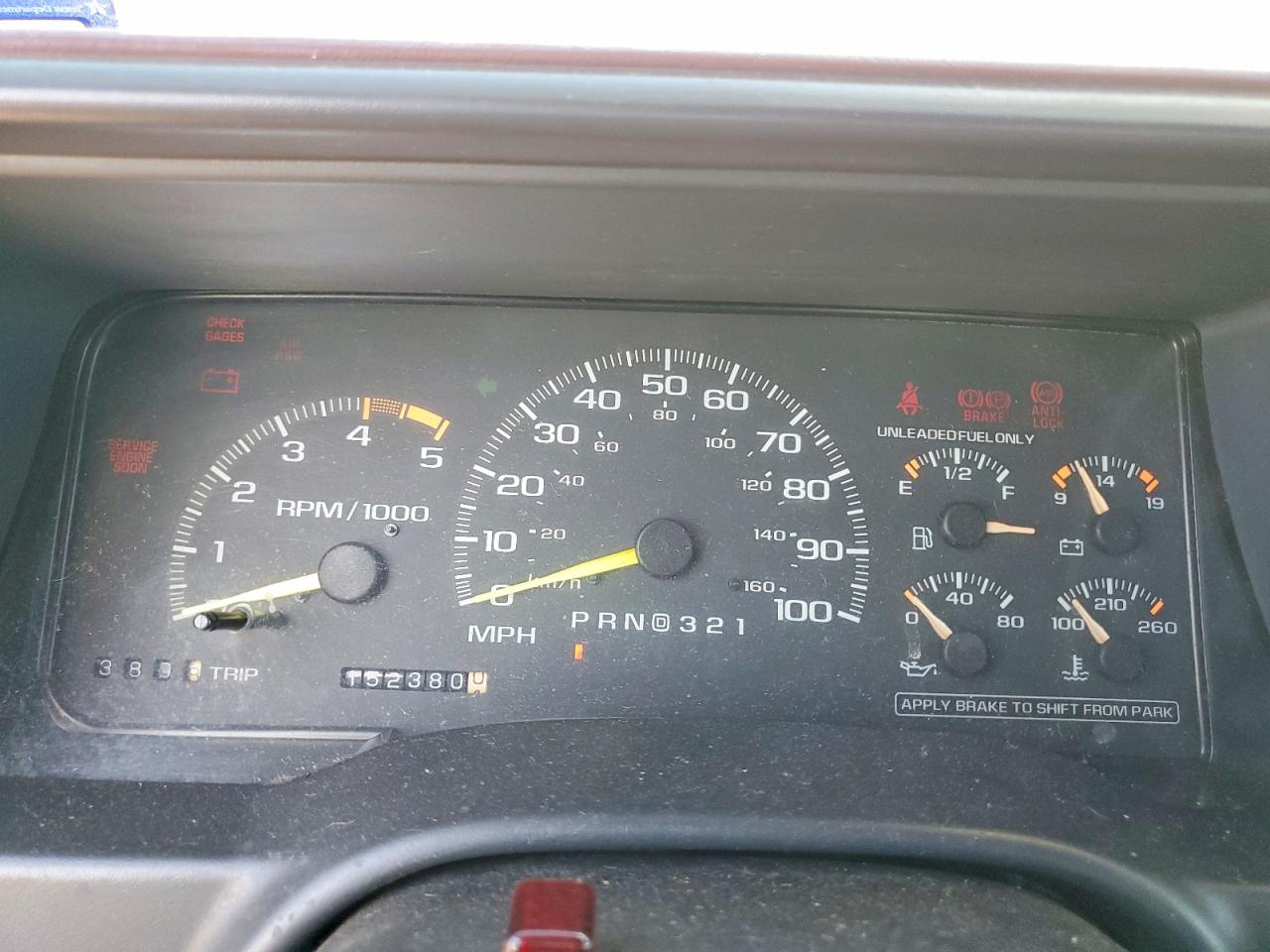 1995 Chevrolet Gmt-400 K1500 Black vin: 2GCEK19K5S1239951