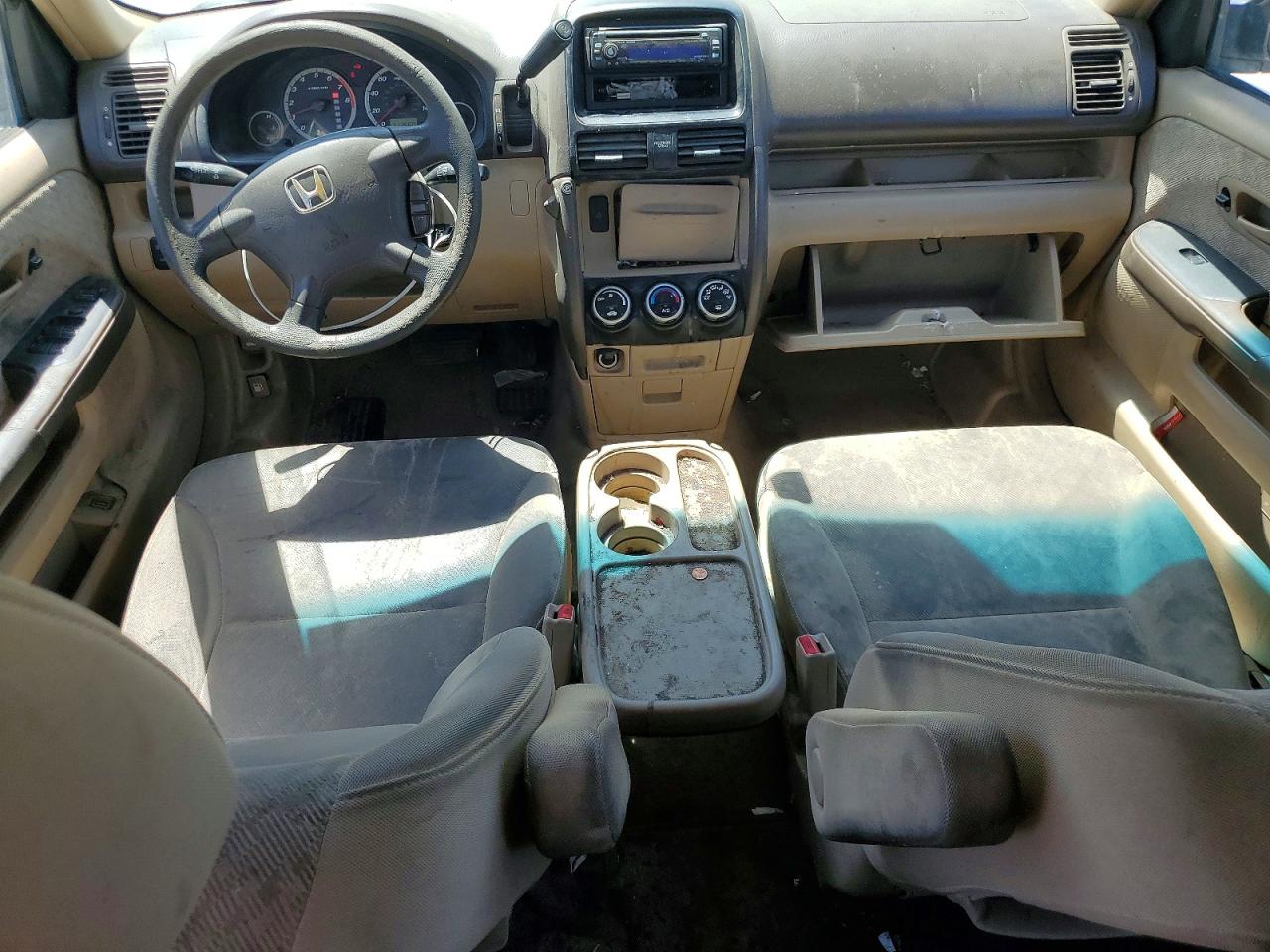 2005 Honda Cr-v Lx White vin: JHLRD68595C020528