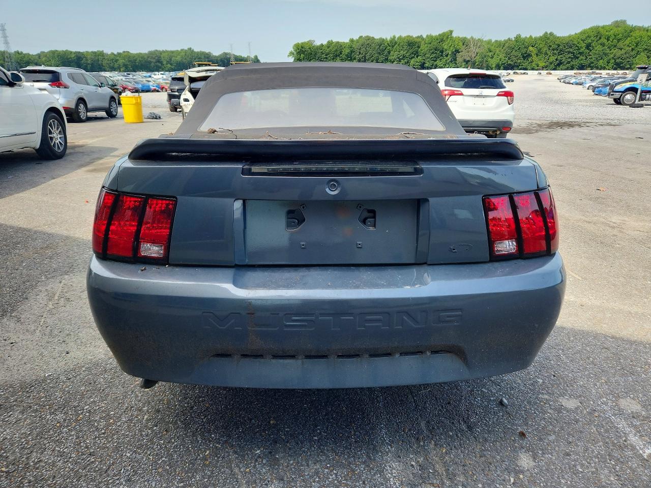 2000 Ford Mustang Gray vin: 1FAFP4444YF281096