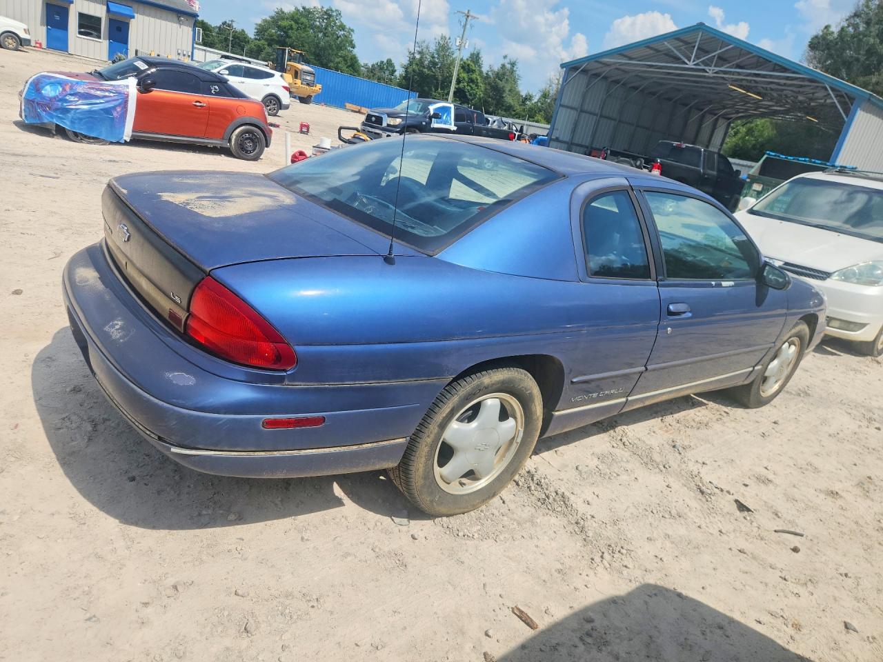 1996 Chevrolet Monte Carlo Ls Blue vin: 2G1WW12M3T9230150