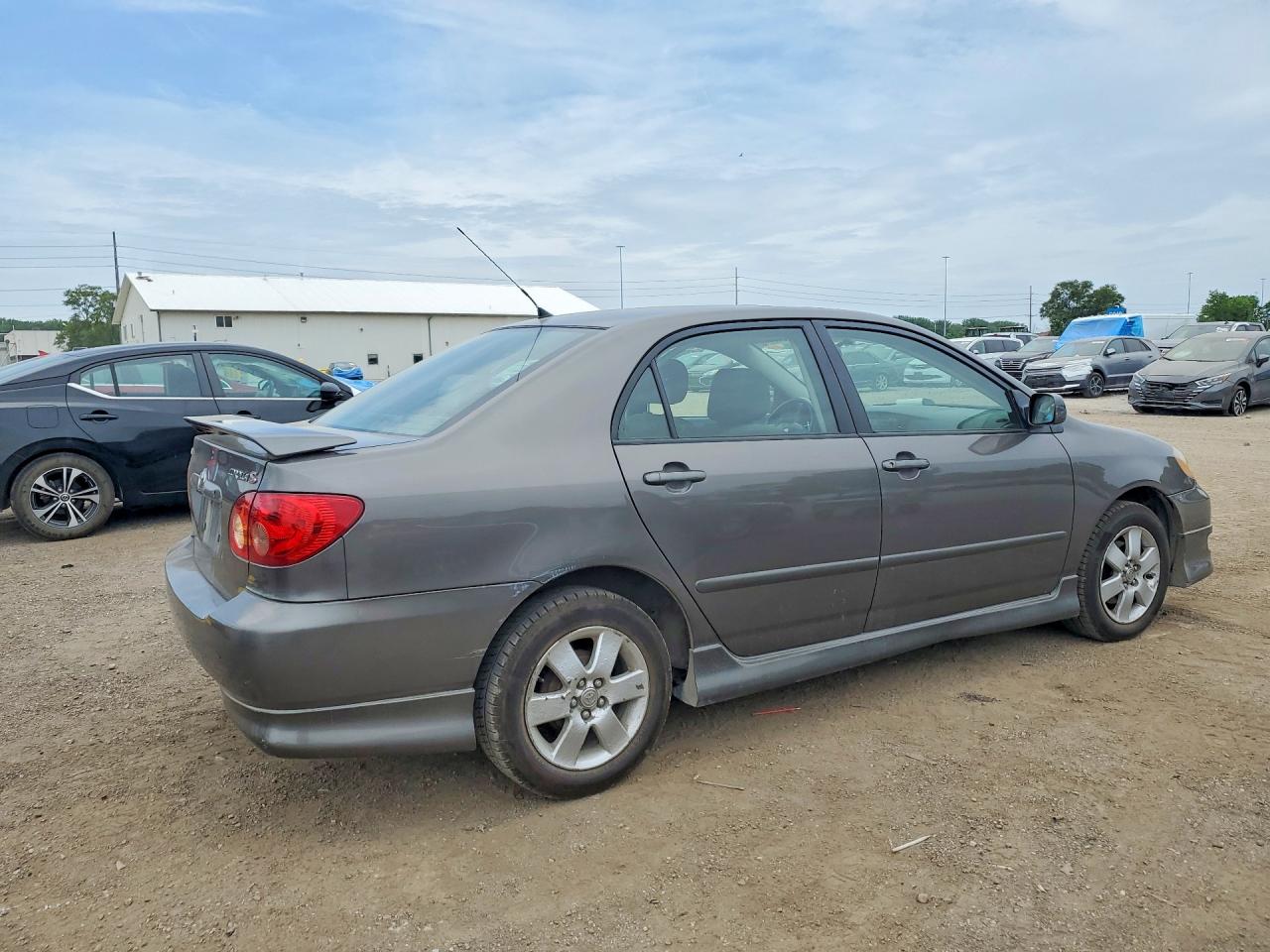 2008 Toyota Corolla S Серый vin: 1NXBR32E18Z988494