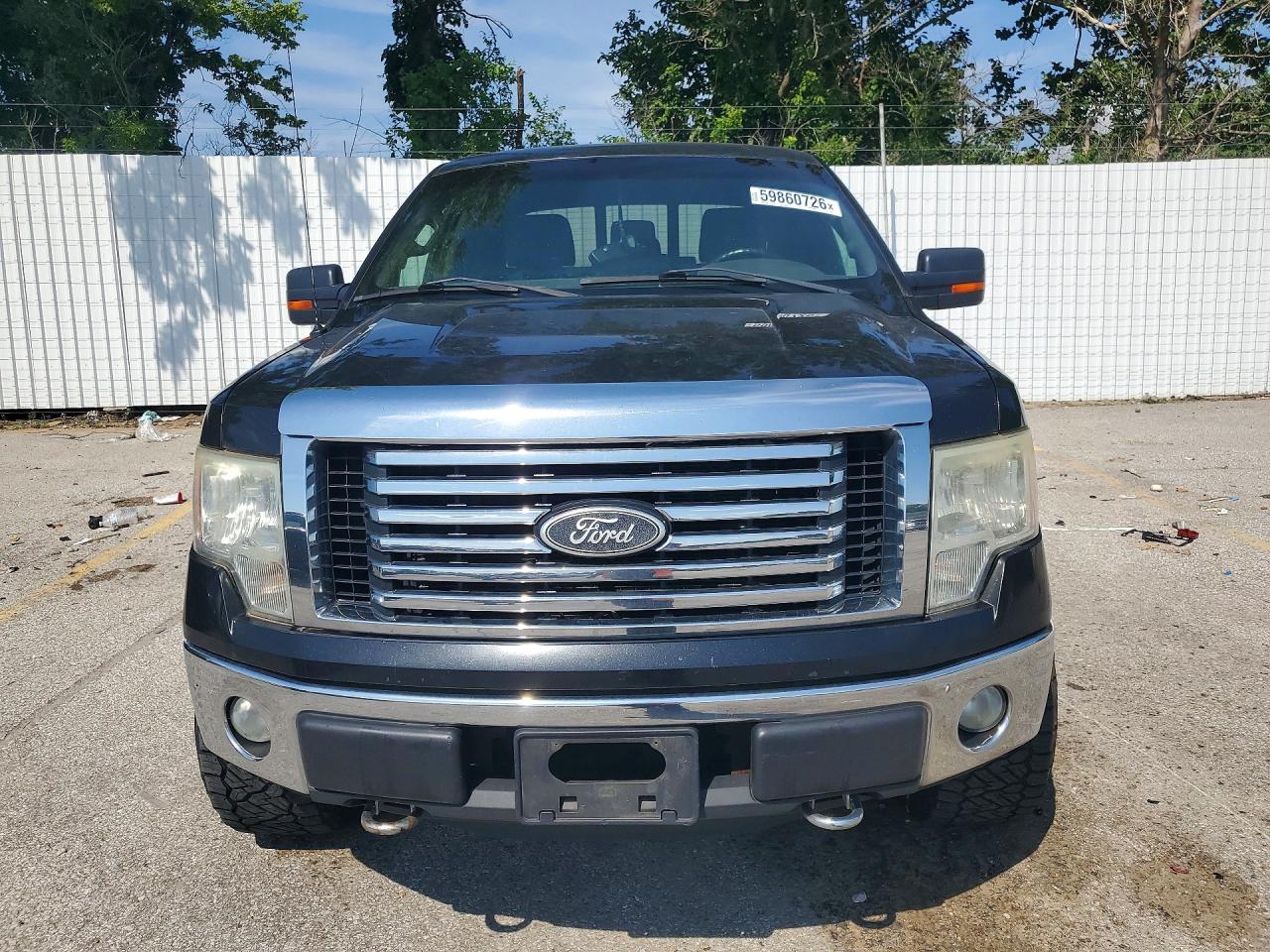 2012 Ford F150 Supercrew Black vin: 1FTFW1EF7CFB19483