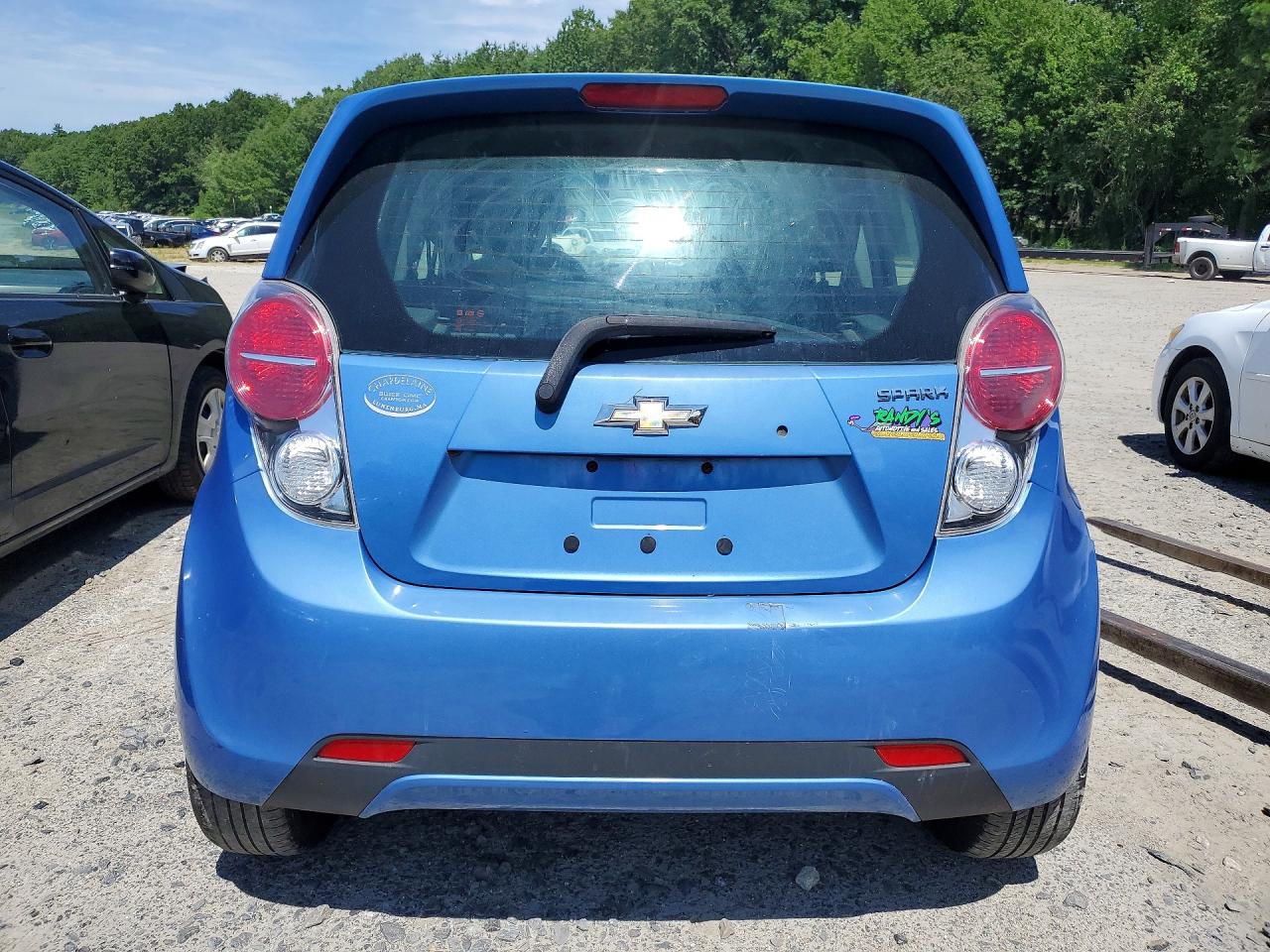 2014 Chevrolet Spark 1lt Blue vin: KL8CD6S96EC468426