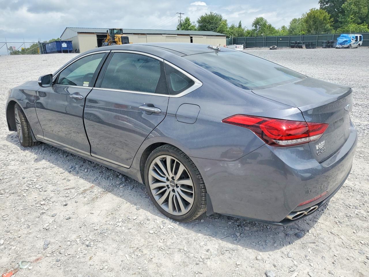 2015 Hyundai Genesis 5.0l Gray vin: KMHGN4JF5FU074554
