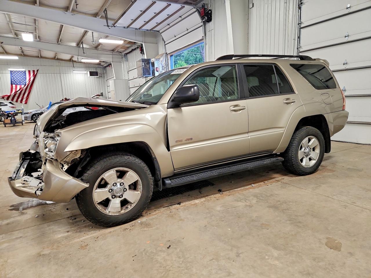 2005 Toyota 4runner Sr5 Tan vin: JTEBU14R458043286