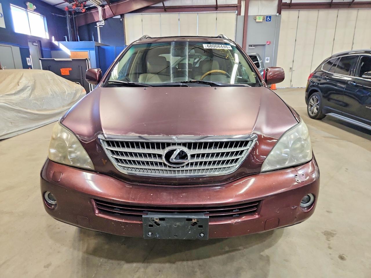 2008 Lexus Rx 400h Burgundy vin: JTJHW31U582850160