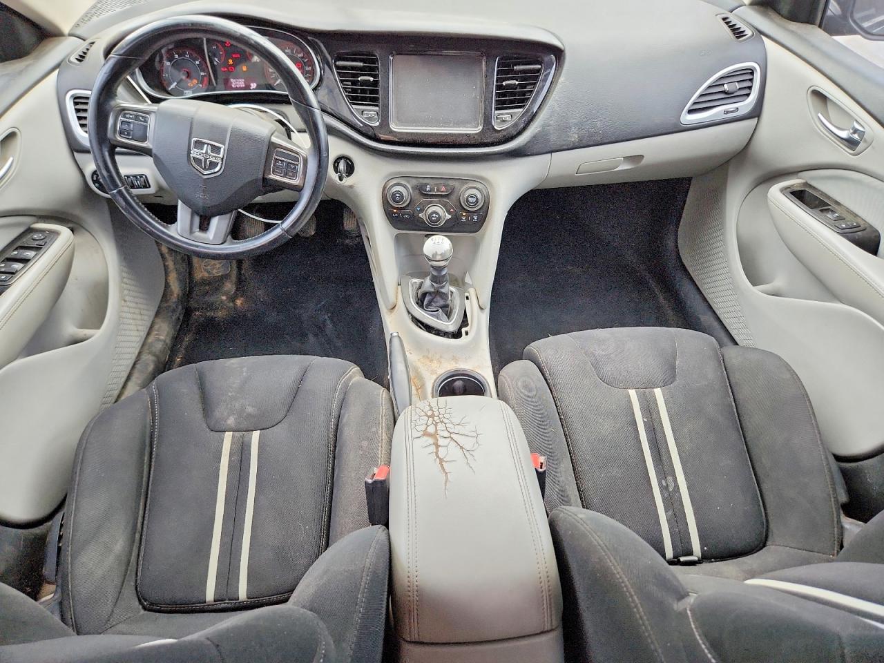 2013 Dodge Dart Sxt Gray vin: 1C3CDFBH5DD316665