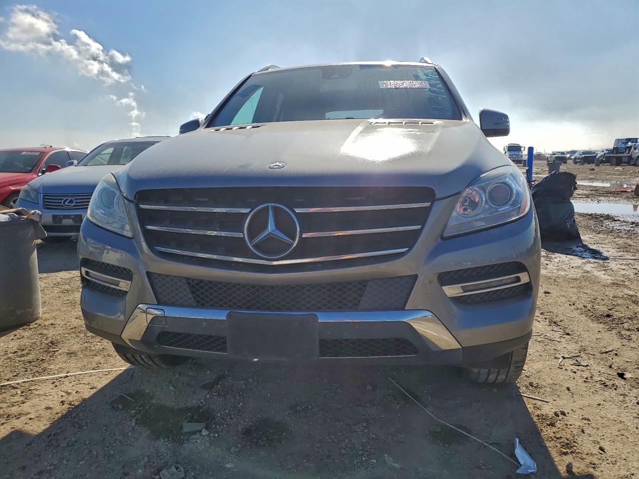 2015 Mercedes-benz Ml 350 Gray vin: 4JGDA5JB9FA608853