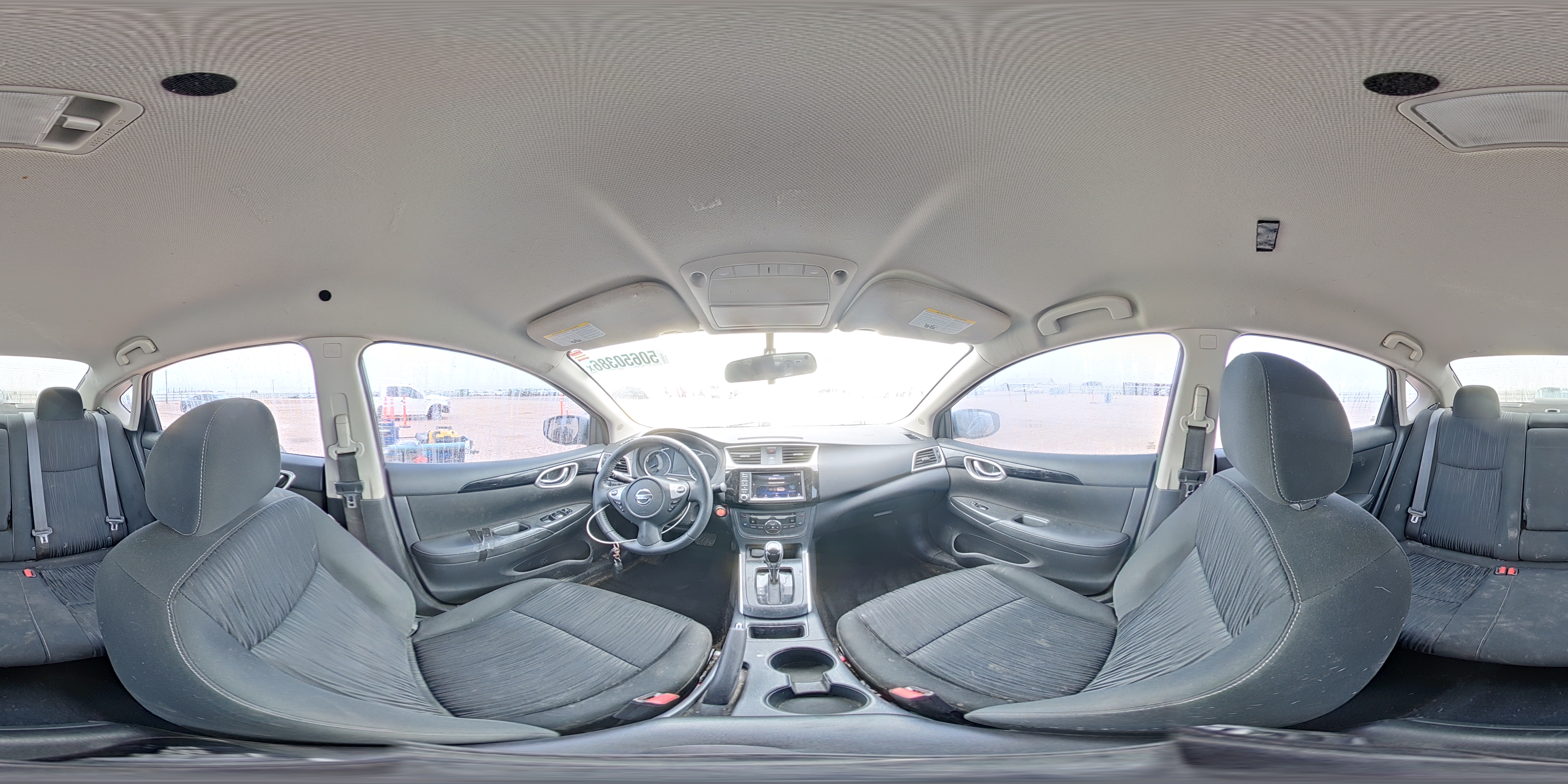 2019 Nissan Sentra Sv Gray vin: 3N1AB7AP3KY388078