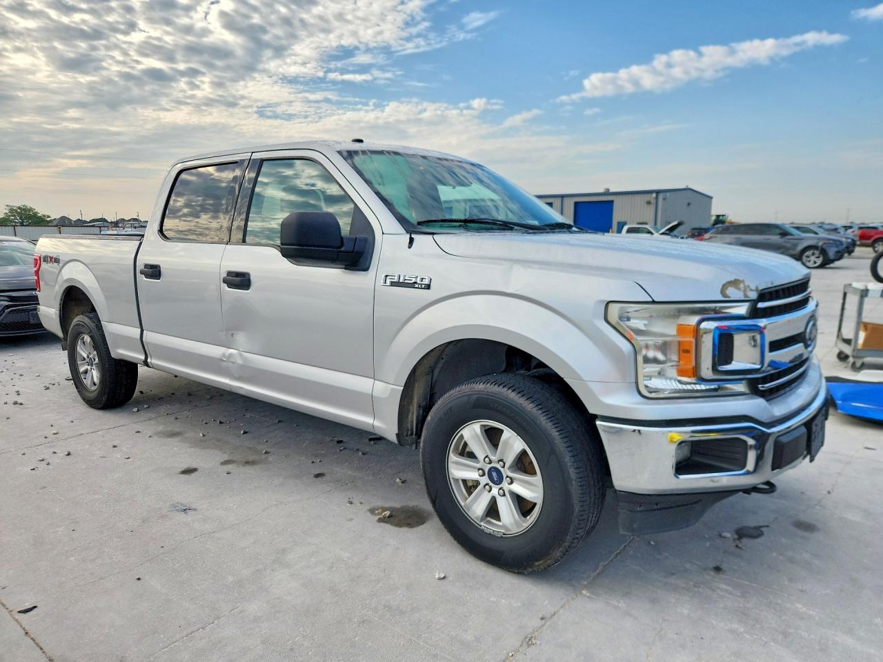 2018 Ford F150 Supercrew Silver vin: 1FTFW1E50JFA02252