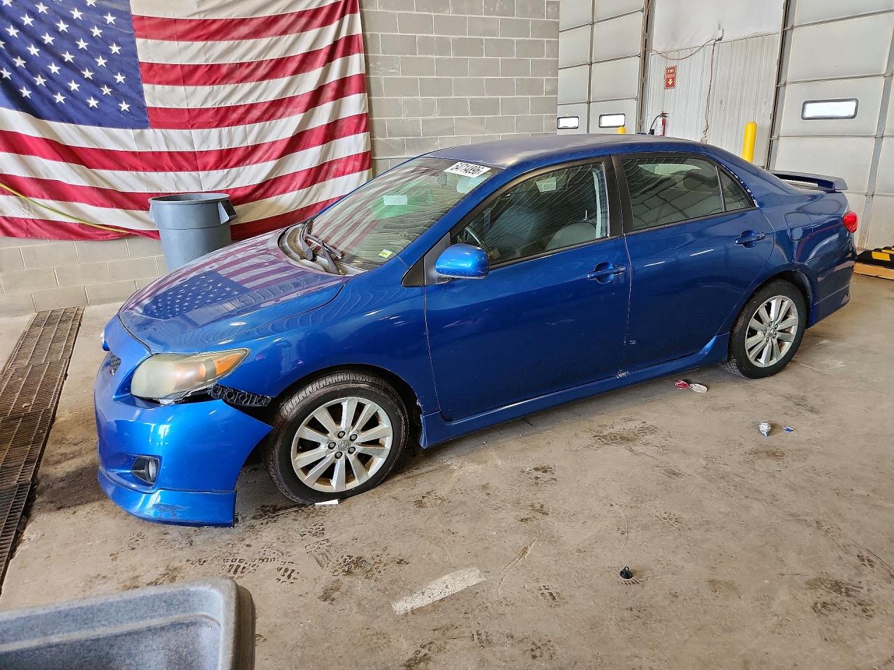 2009 Toyota Corolla S Синий vin: 1NXBU40E89Z118962