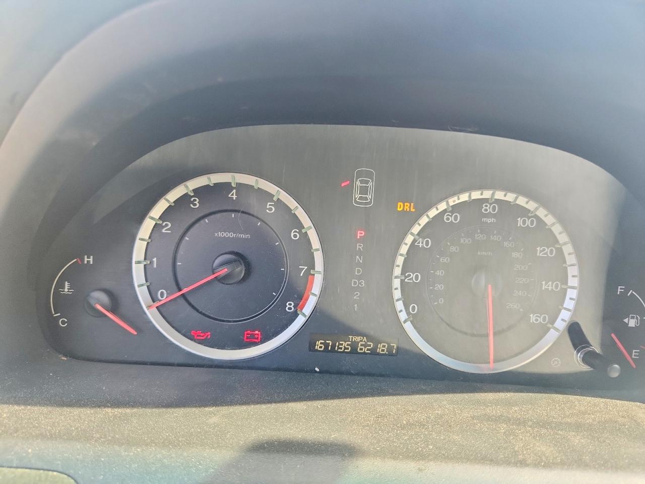 2008 Honda Accord Exl Burgundy vin: 1HGCP368X8A077120