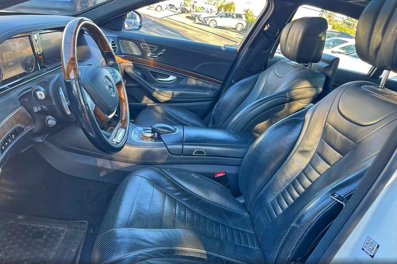 2014 Mercedes-benz S 550 White vin: WDDUG8CB7EA029608