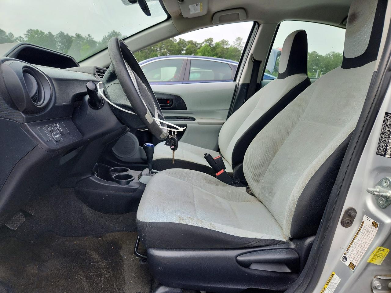 2012 Toyota Prius C One Silver vin: JTDKDTB36C1016661
