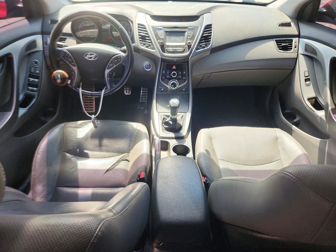 2014 Hyundai Elantra Sport Red vin: KMHDH4AH4EU174252