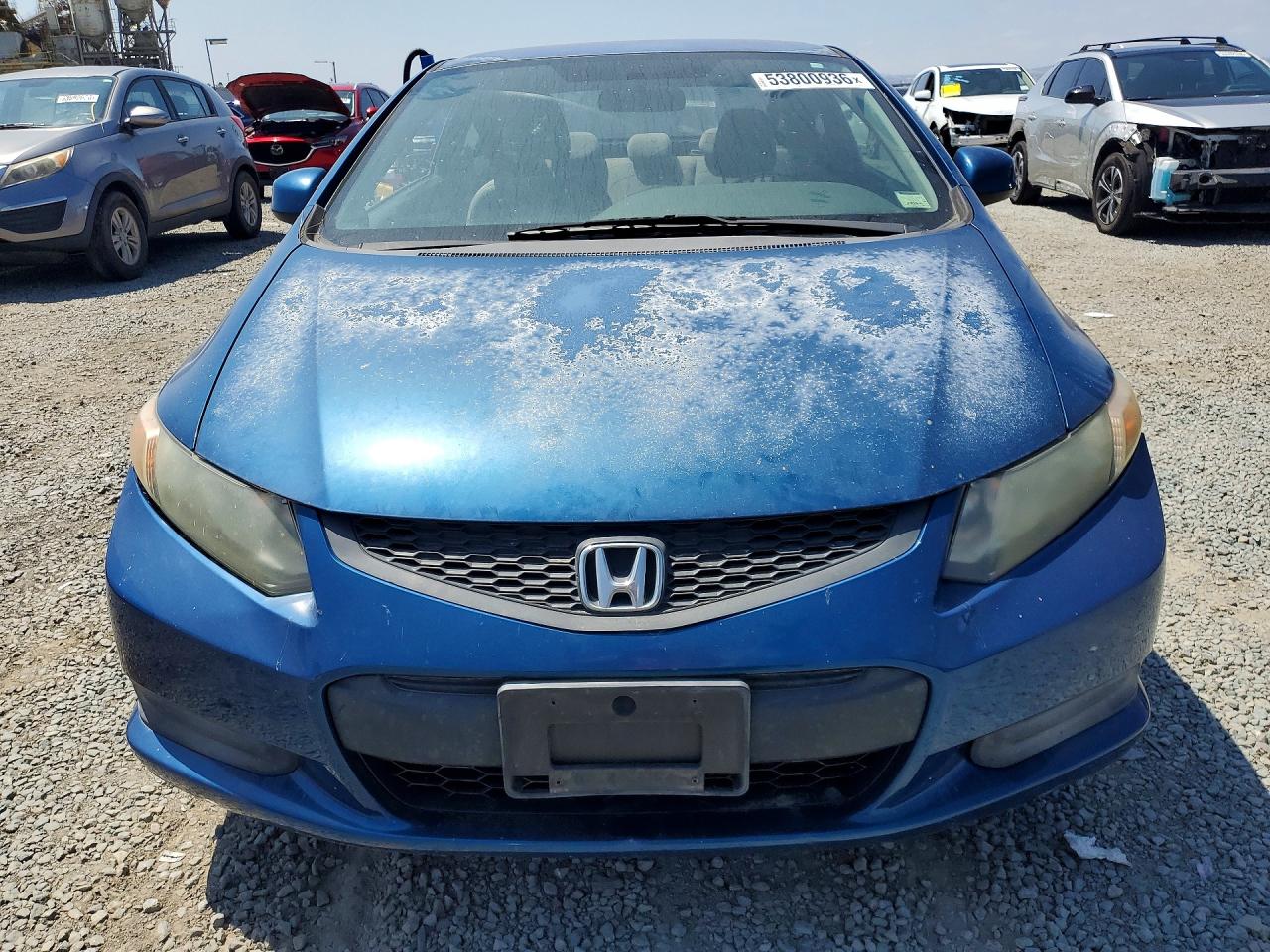 2012 Honda Civic Lx Blue vin: 2HGFG3B58CH520139