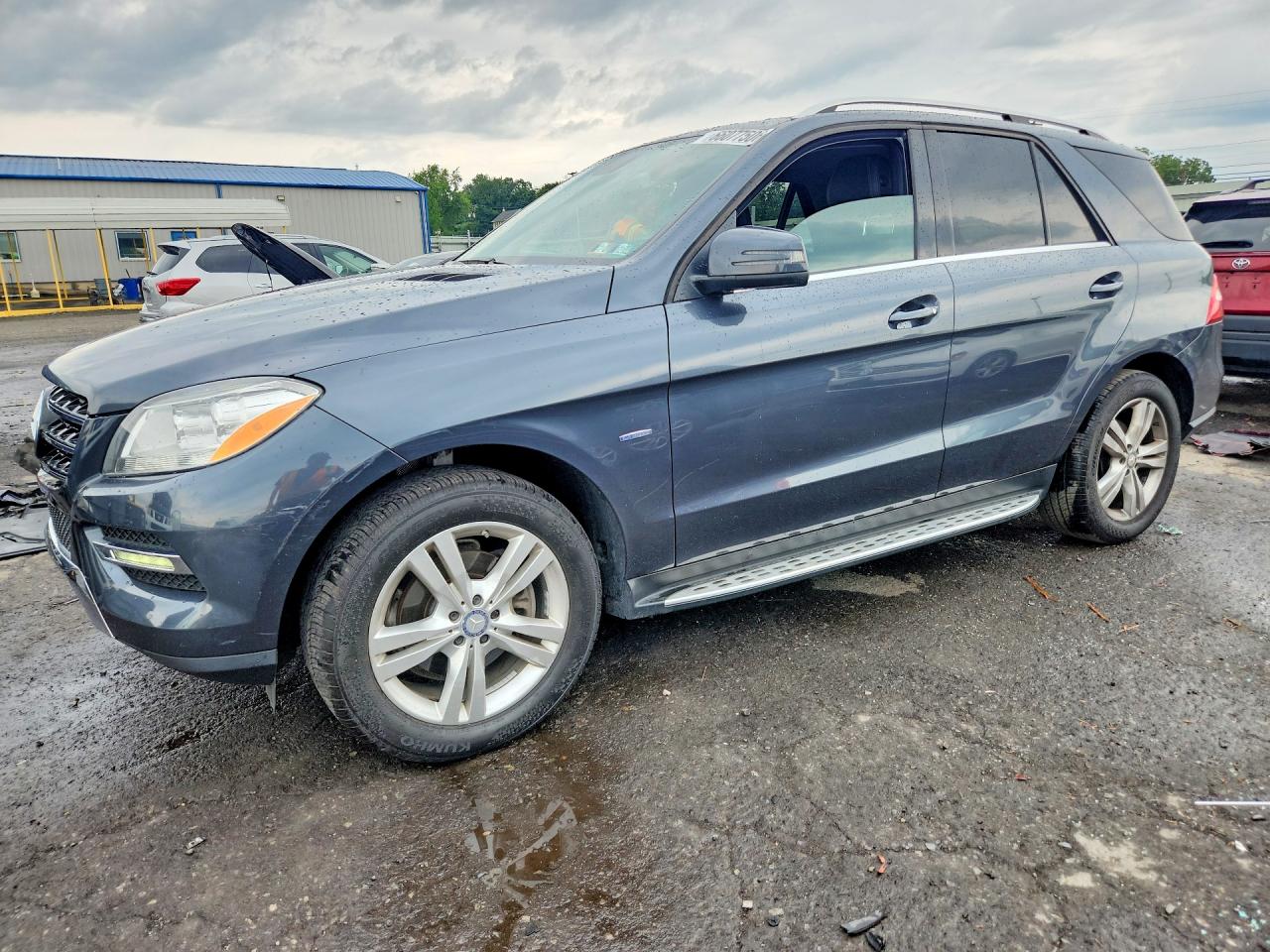 2012 Mercedes-benz Ml 350 4matic Gray vin: 4JGDA5HB2CA042763
