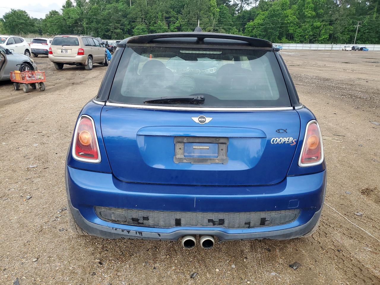 2009 Mini Cooper S Синий vin: WMWMF73589TT94596