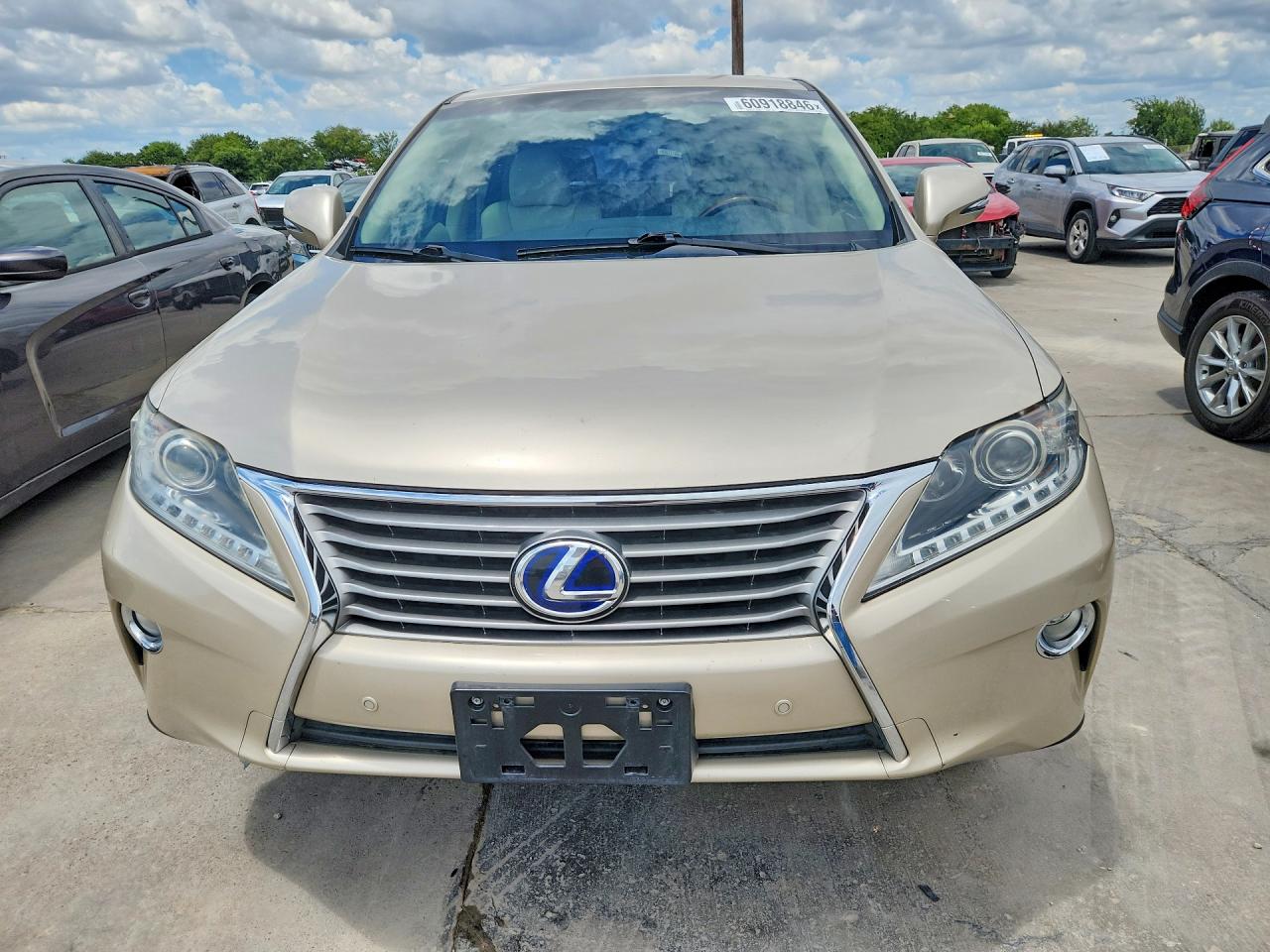 2013 Lexus Rx 450h Gold vin: JTJZB1BA2D2412246