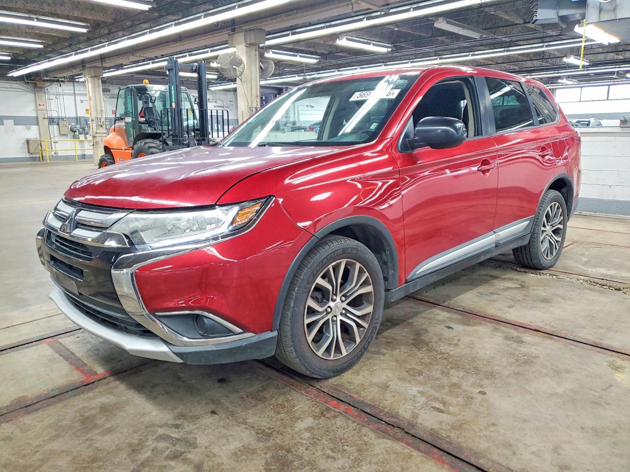2018 Mitsubishi Outlander Se Красный vin: JA4AZ3A31JZ057013