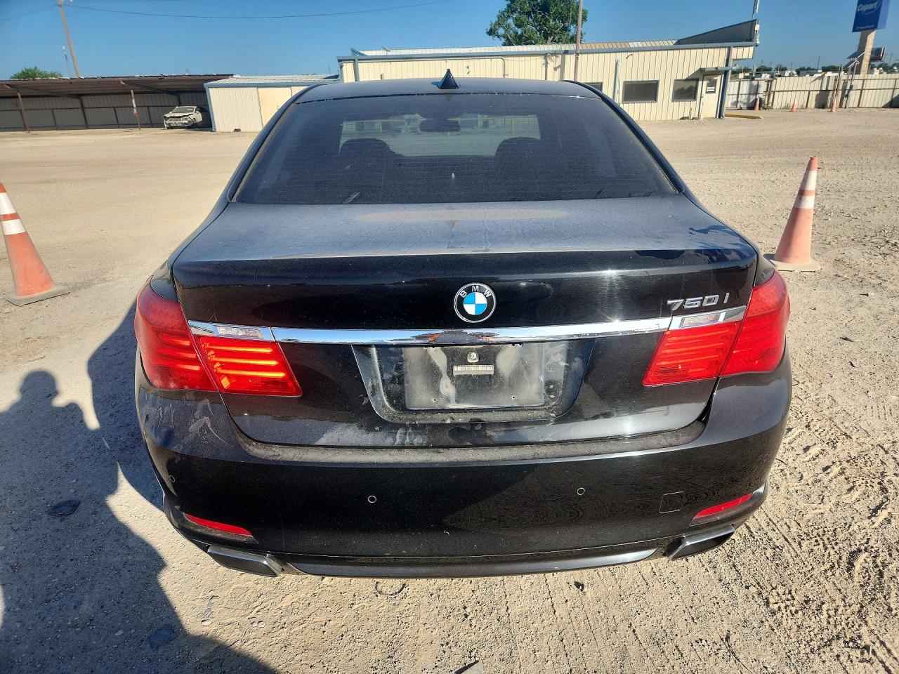 2010 Bmw 750 I Xdrive Black vin: WBAKC6C54AC393699