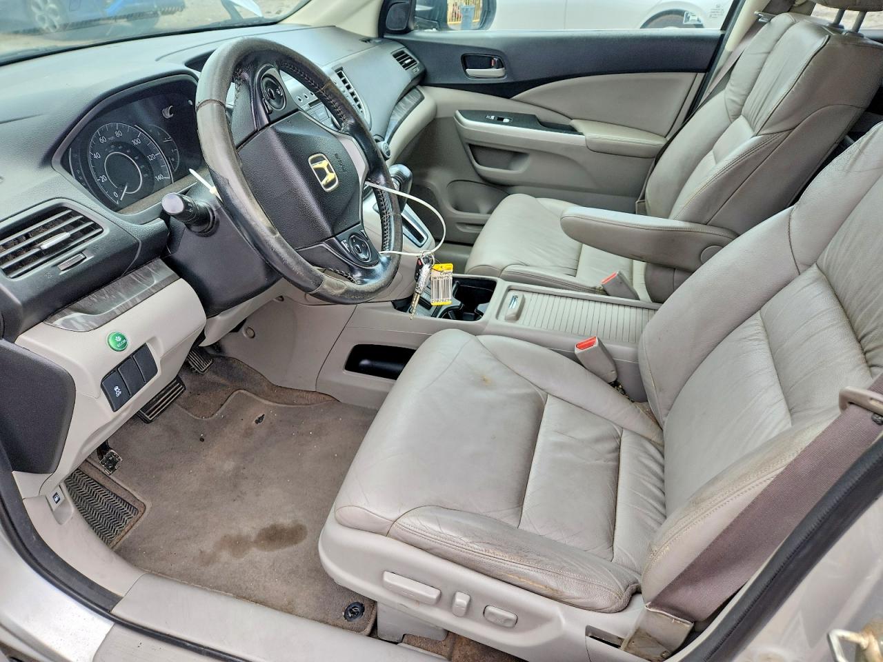 2012 Honda Cr-v Exl Серый vin: 2HKRM4H73CH618263