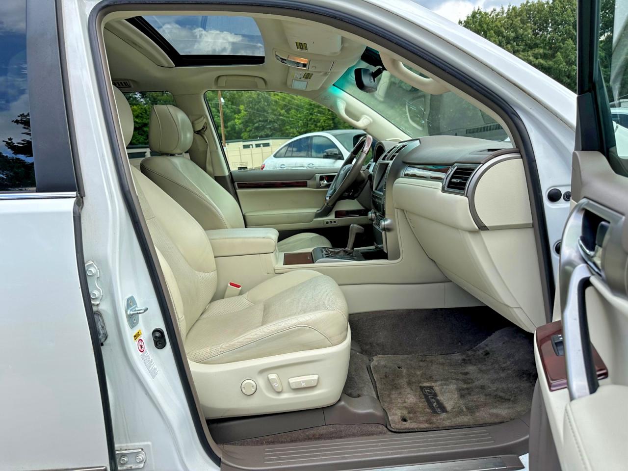 2013 Lexus Gx 460 White vin: JTJBM7FX8D5055487