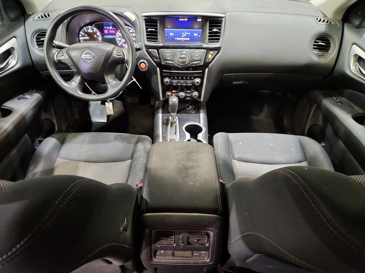 2017 Nissan Pathfinder S Black vin: 5N1DR2MM0HC696719