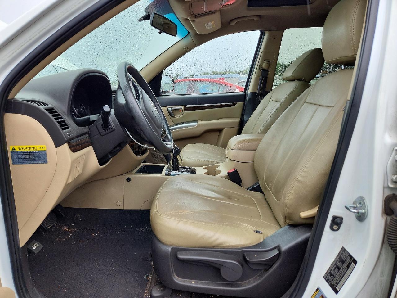 2010 Hyundai Santa Fe Gls White vin: 5NMSG3AB3AH388901
