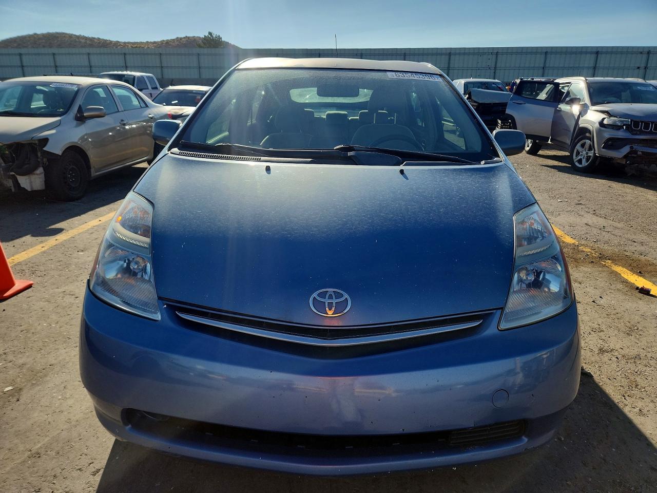 2007 Toyota Prius Base Blue vin: JTDKB20U777690123