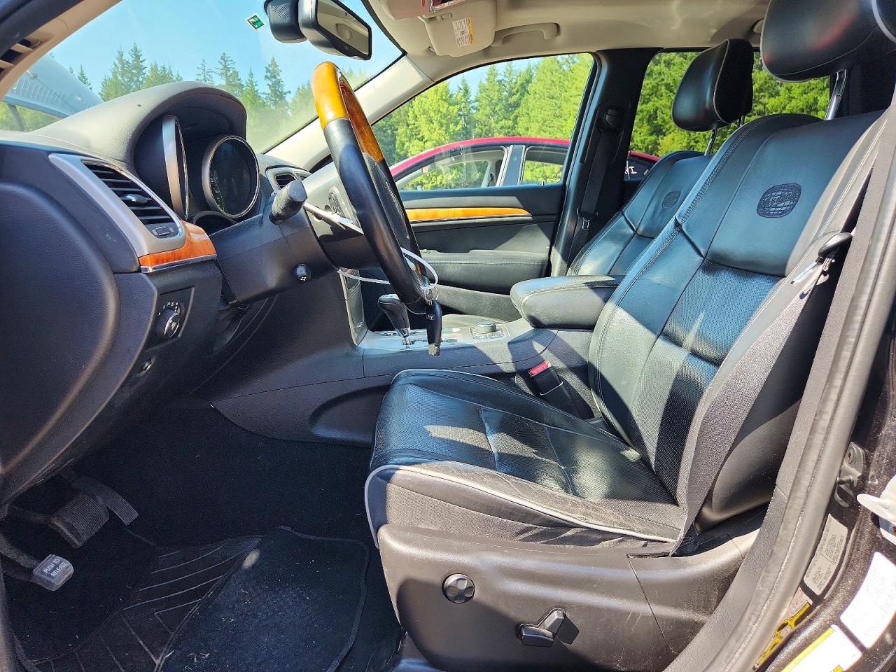 2012 Jeep Grand Cherokee Overland Black vin: 1C4RJFCT1CC148612