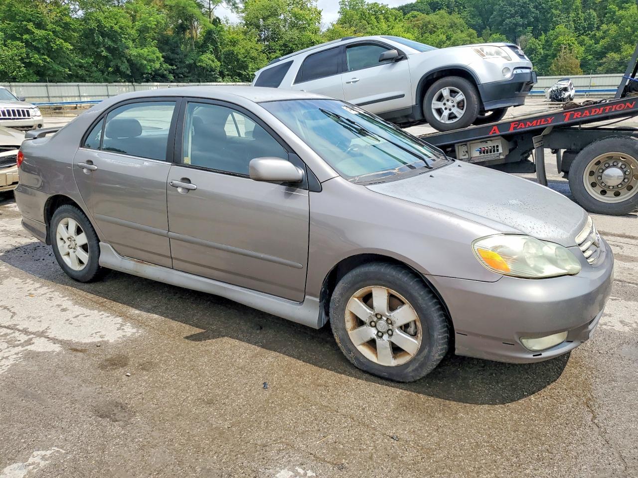 2003 Toyota Corolla S Silver vin: 1NXBR32EX3Z061387