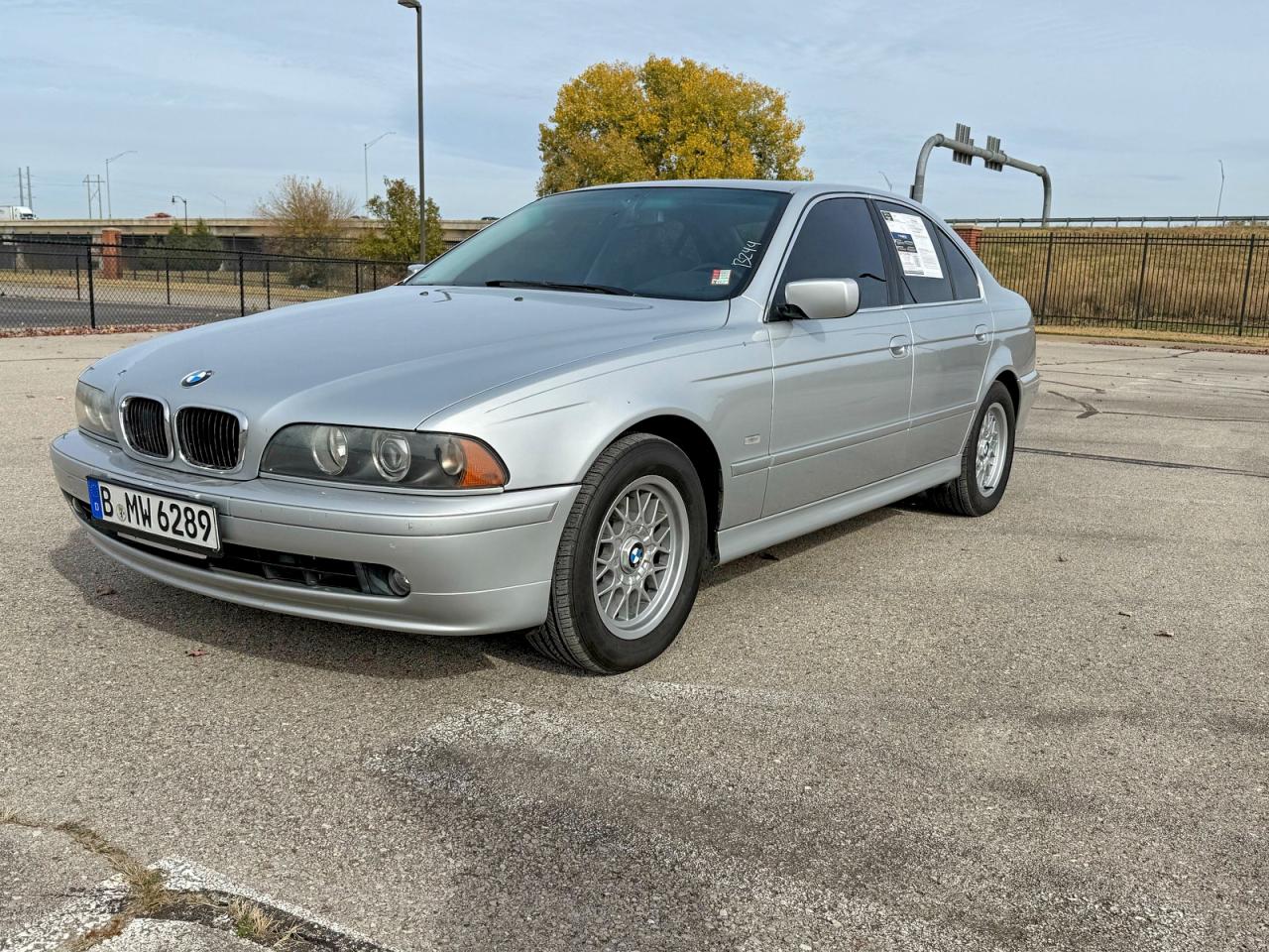 2002 Bmw 525 I Automatic Silver vin: WBADT43412GY96539