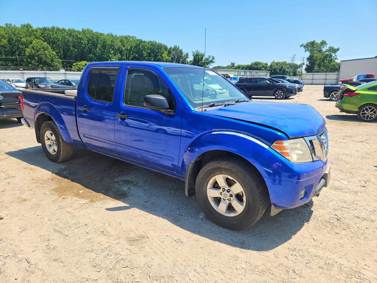 2012 Nissan Frontier Sv V6 Blue vin: 1N6AD0FV8CC442584