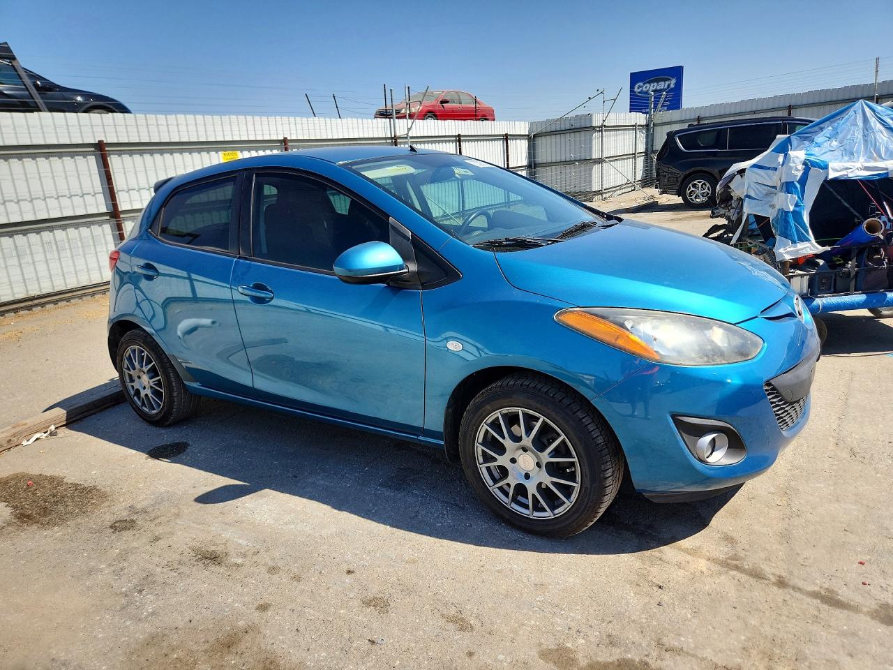 2011 Mazda Mazda2 Blue vin: JM1DE1HZ0B0125417