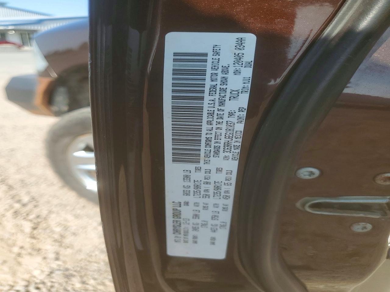 2014 Ram 3500 Slt Brown vin: 3C63RRHJ6EG181037