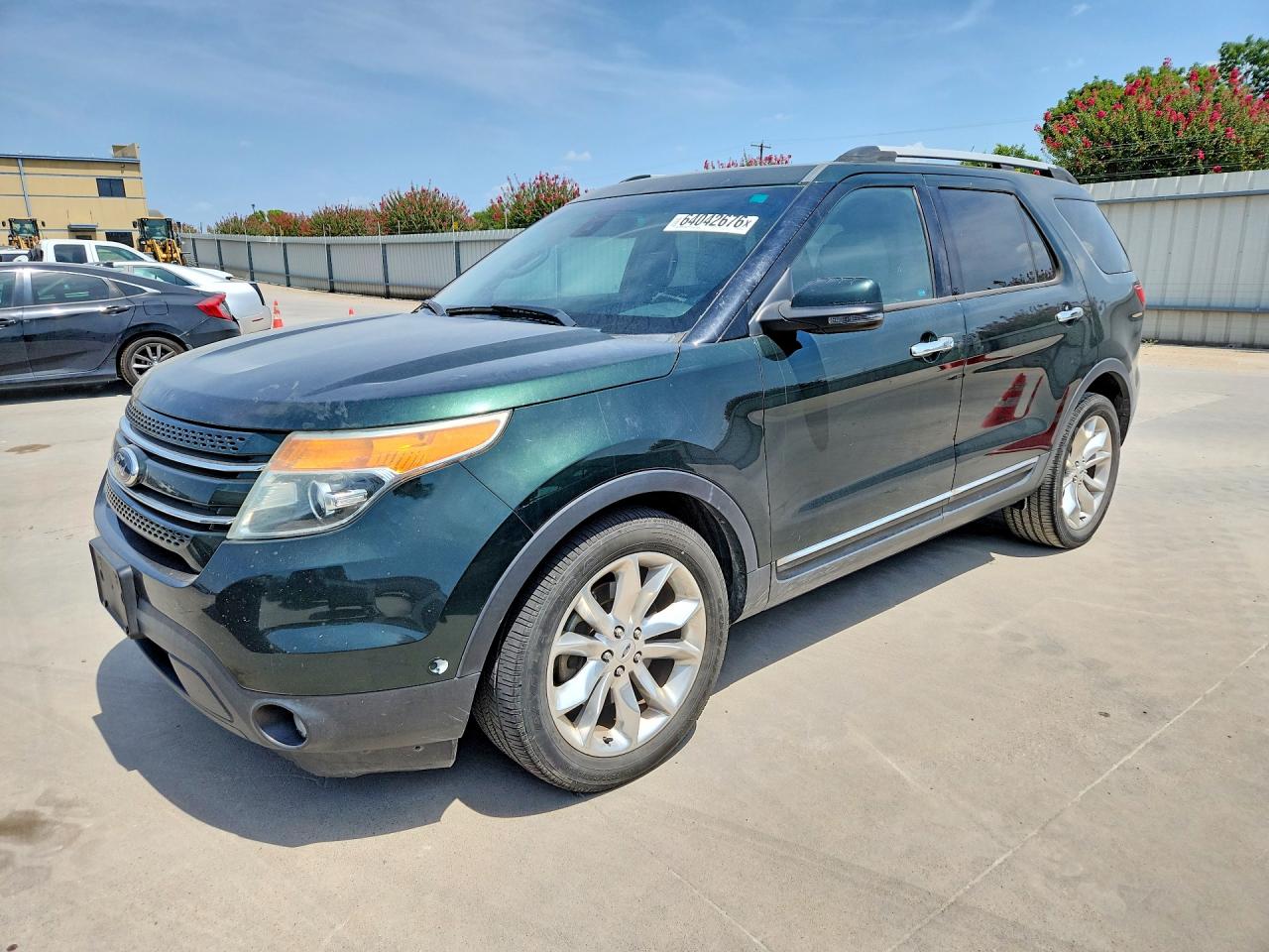 2013 Ford Explorer Limited Green vin: 1FM5K7F80DGB26518