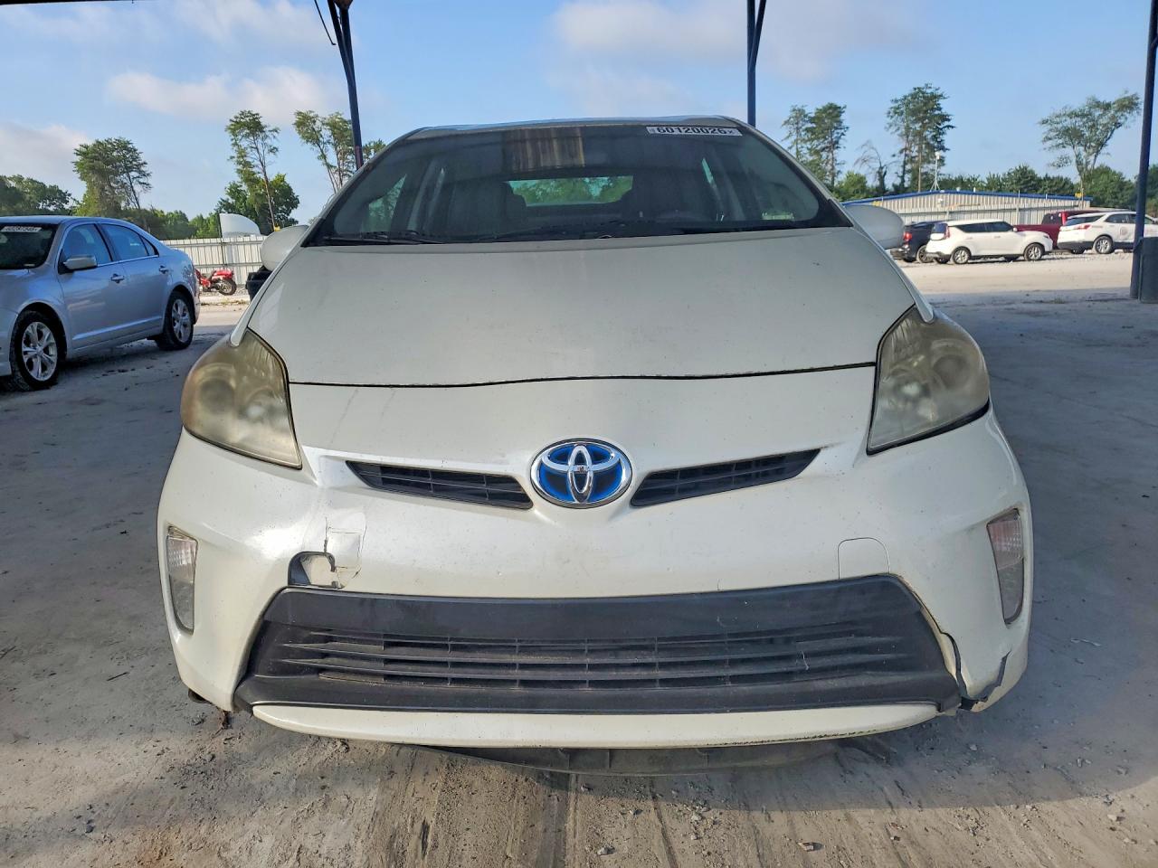 2012 Toyota Prius Two White vin: JTDKN3DU7C1603468