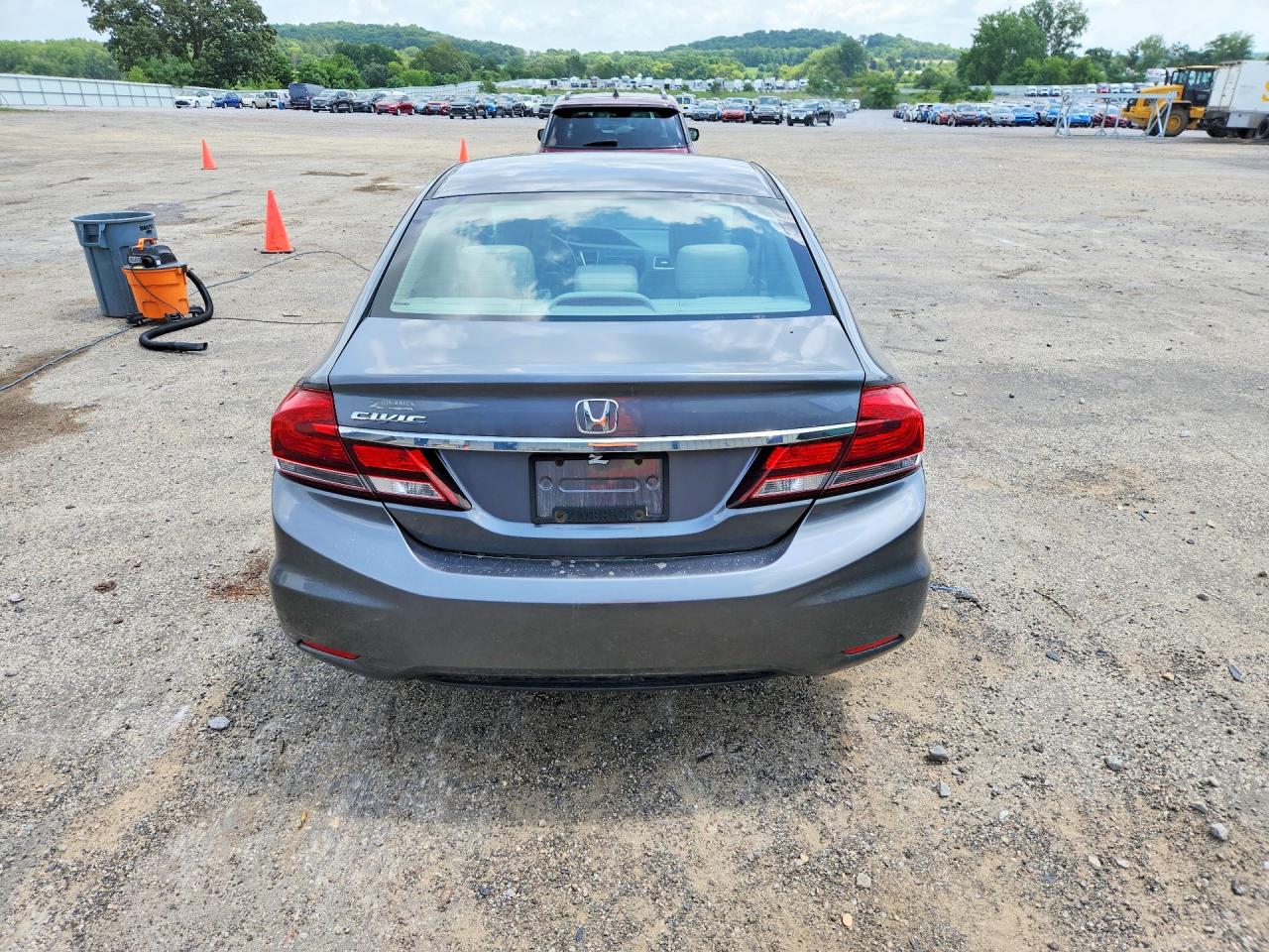 2013 Honda Civic Ex Silver vin: 19XFB2F8XDE031248